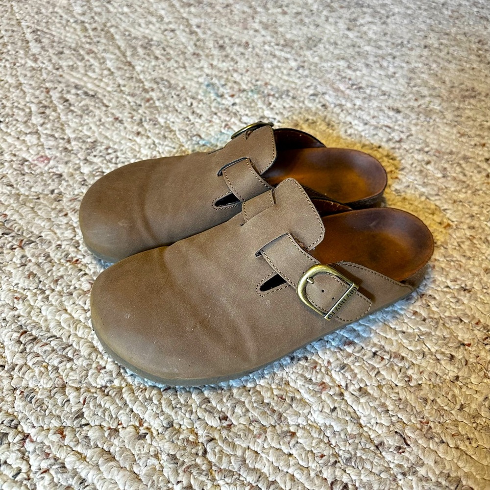 Eastland clogs, size 7M, taupe color